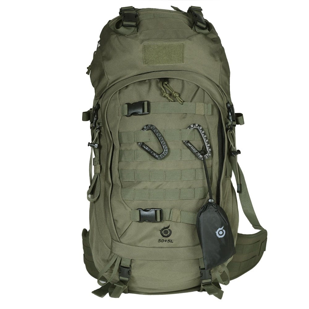 wanderrucksack 50 liter OnFire Taktischer Rucksack 50+5L für Deine Bug Out Bag