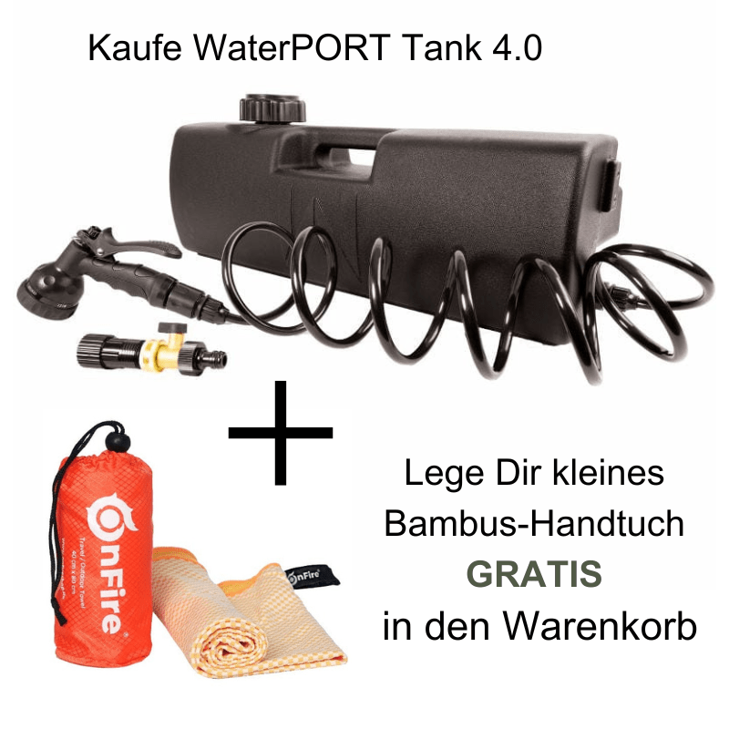 waterport-tank-4.0-15-liter-camping-vanlife-bambus-handtuch-gratis