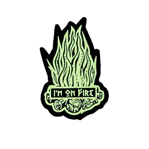 I'M ON FIRE glow in the dark FireFighter Patch | FireZone