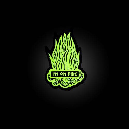 I'M ON FIRE glow in the dark FireFighter Patch | FireZone