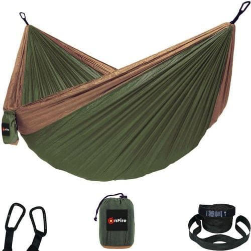 hängematte dünn OnFire XXL-Outdoor-Hängematte für Biwak, Camping
