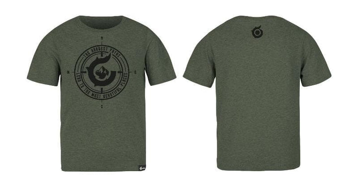 T-Shirt COMPASS  für Outdoor-Abenteurer 100% Baumwolle | FireZone