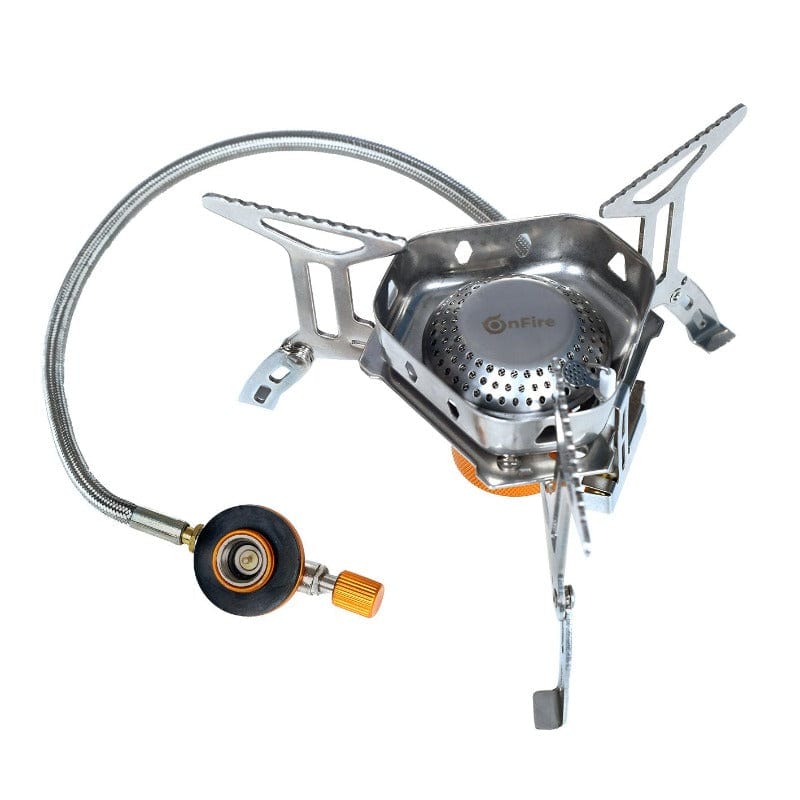 camping gaskocher obi OnFire 3500W Gaskocher mit Windschutz & Piezozündung