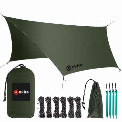 heilpraktiker tarp OnFire Tarp Zelt-Plane Regenschutz 7vsWild Original