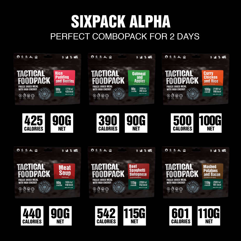 Six Pack ALPHA  | Tactical Foodpack