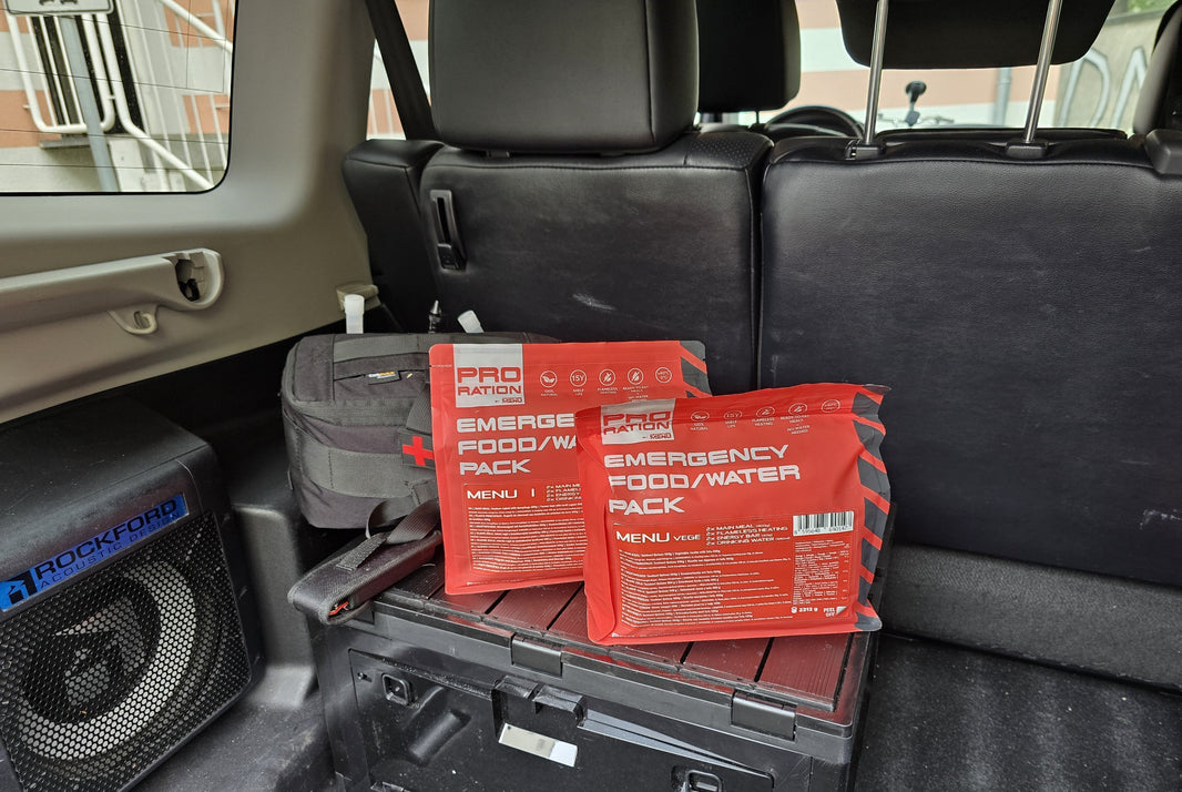 Welche Notfallverpflegung & Notproviant ist ideal für Auto, Camper & Van?