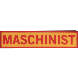 MASCHINIST FireFighter Patch (12 x 2,5 cm) - OnFire Shop