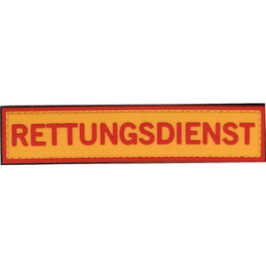 RETTUNGSDIENST FireFighter Patch (12 x 2,5 cm) | FireZone OnFire Shop