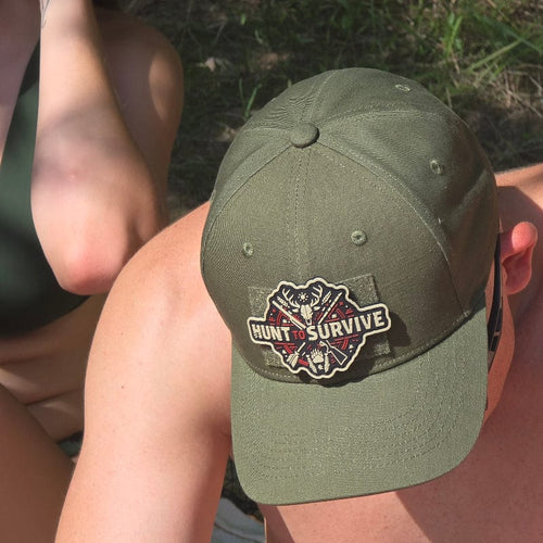 Baseball Cap Mütze mit Patchfläche & Karabiner für Feuerwehr,THW  & Outdoor & Jagd - OnFire Shop