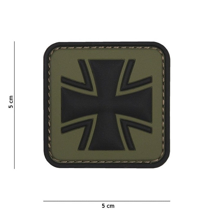 Patch Deutsches Kreuz schwarz-grün