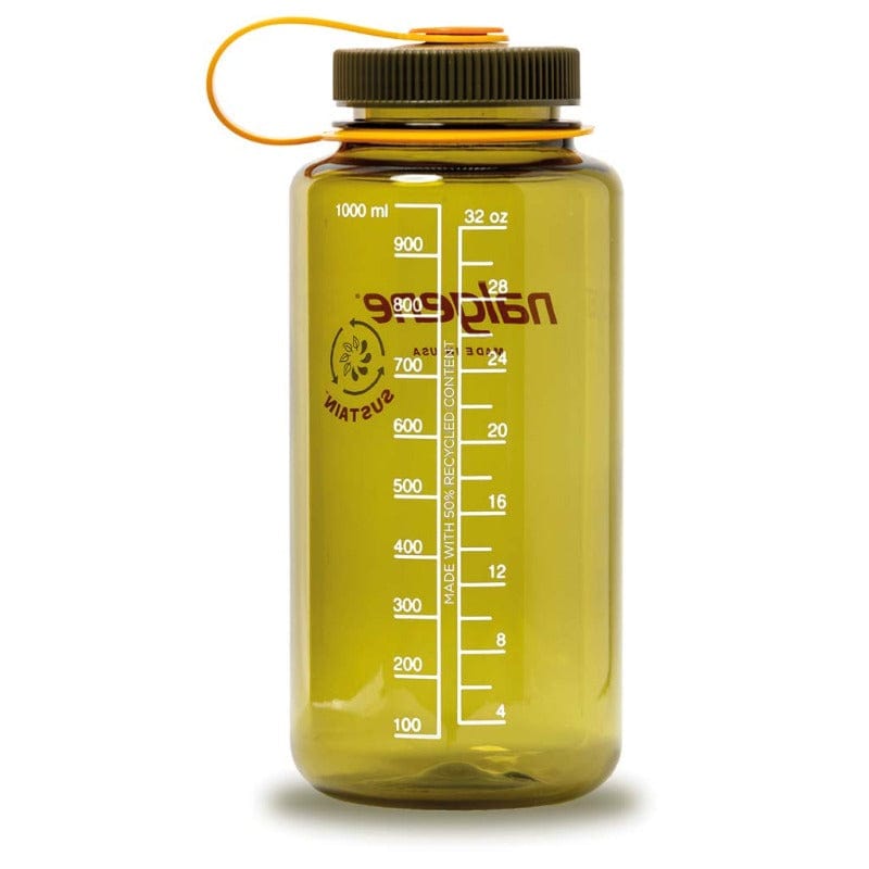 Trinkflasche Weithals Sustain 1 Liter, olive