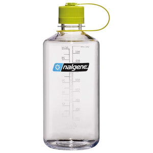 Trinkflasche Narrow Mouth Sustain 1L, clear/green | Nalgene OnFire Shop