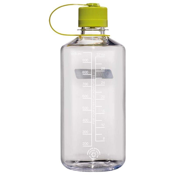 Trinkflasche Narrow Mouth Sustain 1L, clear/green | Nalgene