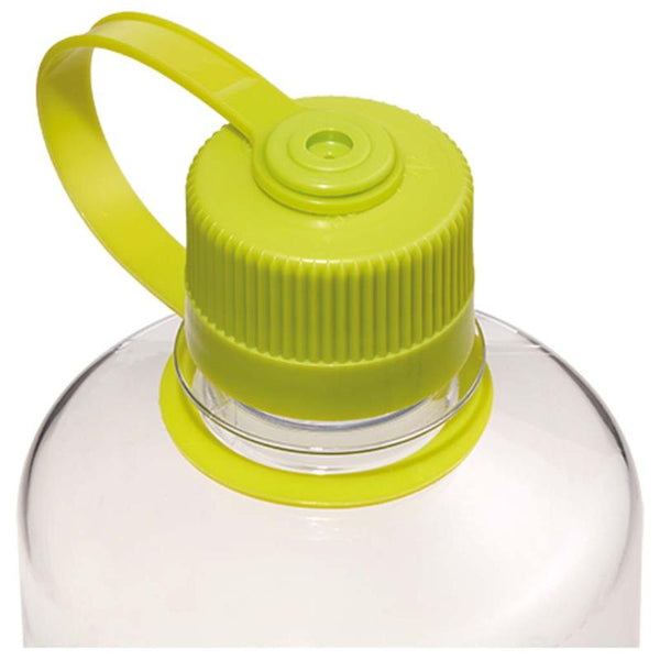 Trinkflasche Narrow Mouth Sustain 1L, clear/green | Nalgene