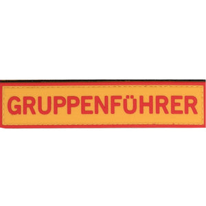 GRUPPENFÜHRER FireFighter Patch (12 x 2,5 cm) | FireZone OnFire Shop