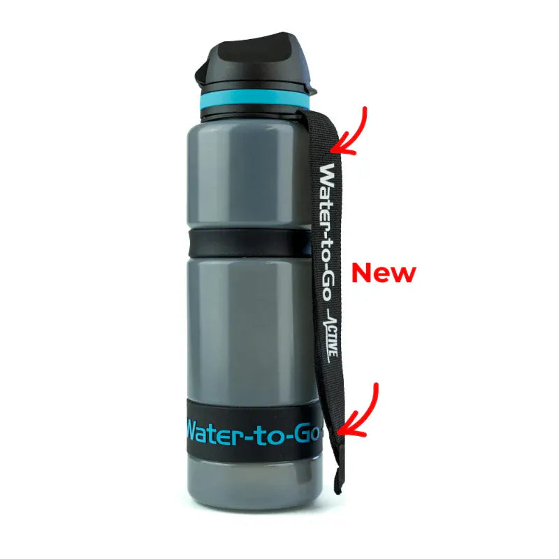 Water to Go Active 75 Trinkflasche 0.75 Liter mit integriertem Wasserfilter