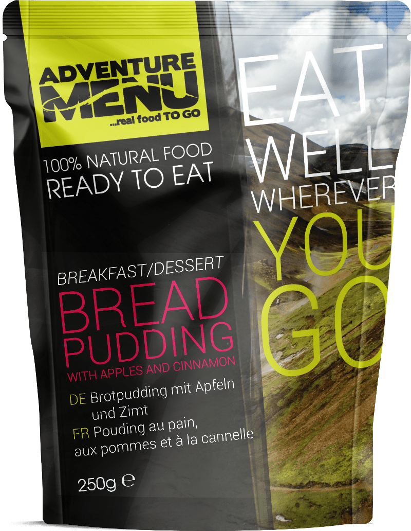 Adventure Menu Brotpudding mit Äpfeln & Zimt ready to eat| OnFire Shop Adventure Menu Brotpudding mit Äpfeln & Zimt ready to eat| OnFire Shop
