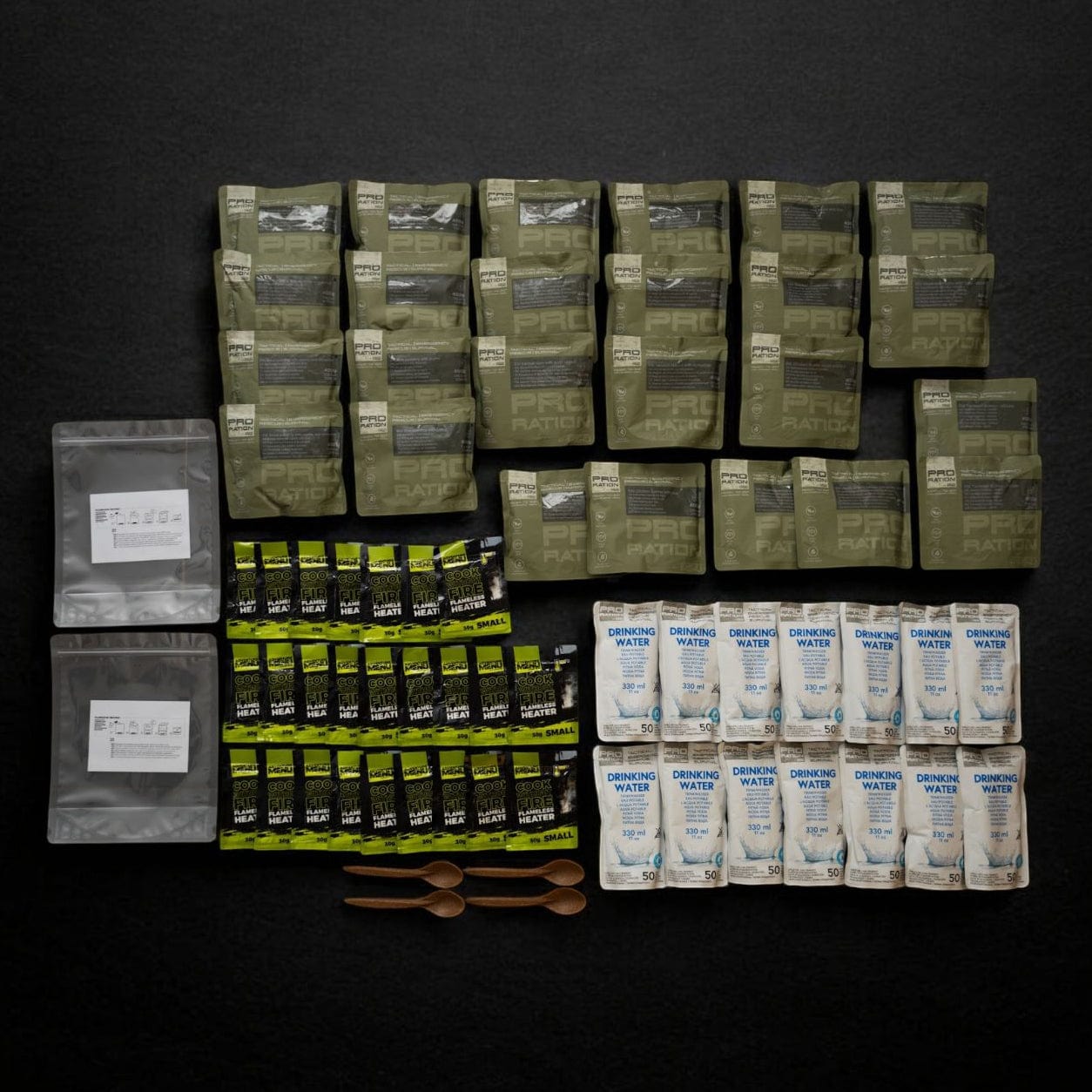 notvorrat aufbewahrung PRO RATION EMERGENCY BOX Notvorrat 23 meals ready to eat