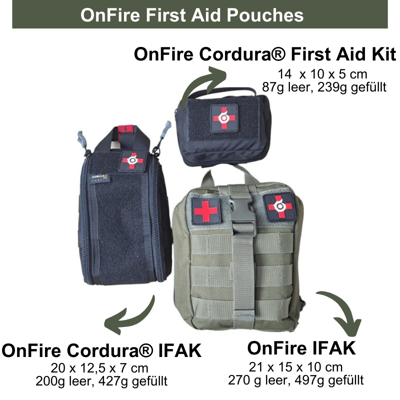 Tactical IFAK Pouch inklusive Verbandsmaterial | OnFire