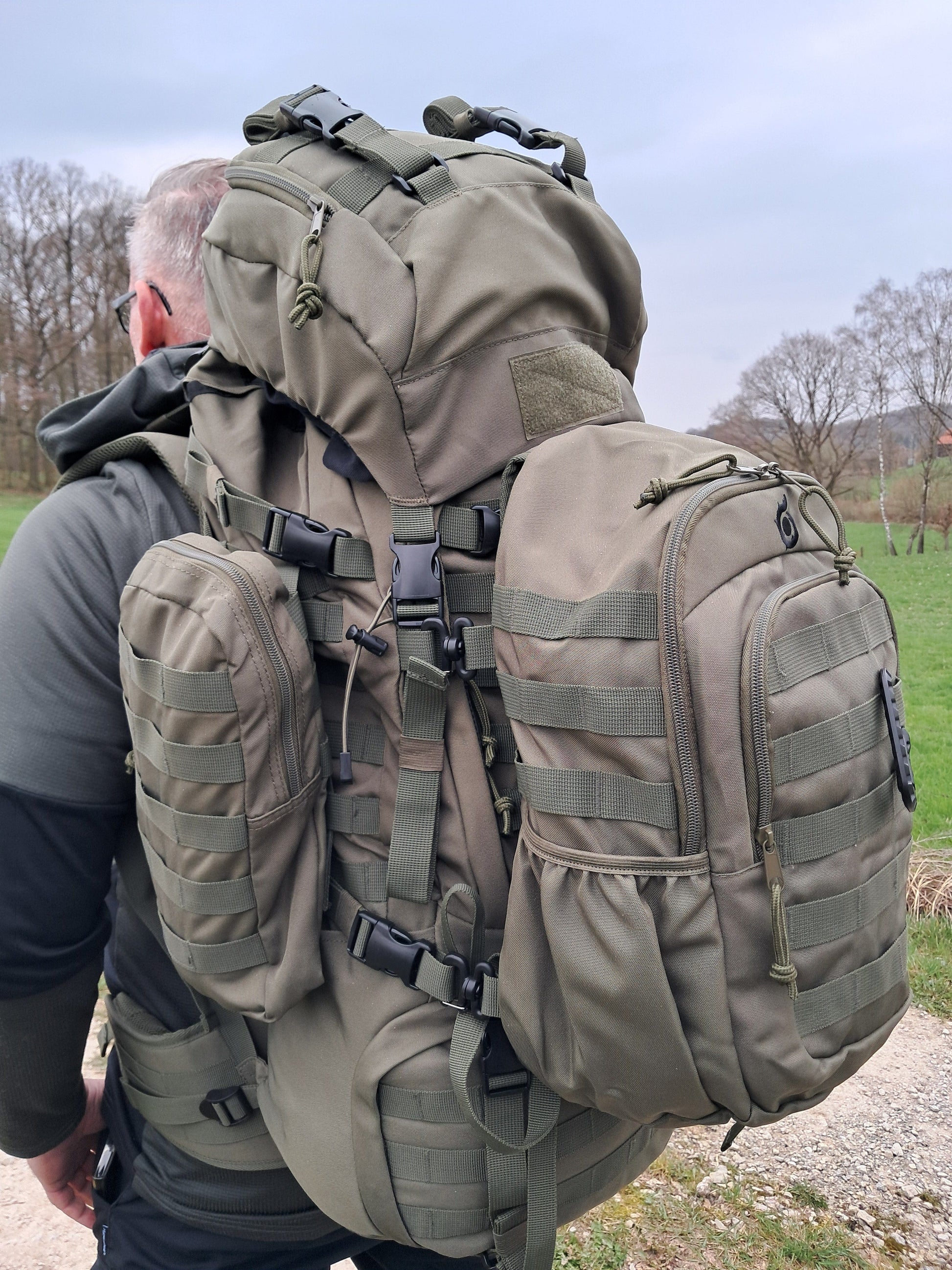 wanderrucksack 90l OnFire 90L Tactical Expeditionsrucksack + Gratiszubehör