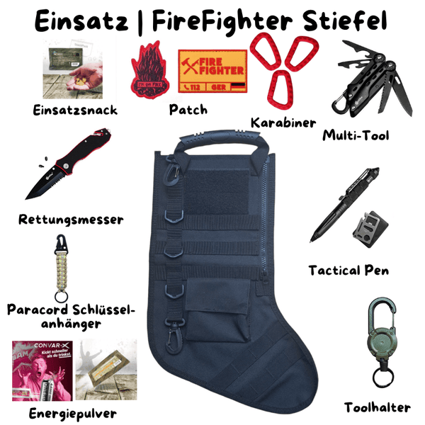 Tactical Nikolaus Santa Clause Geschenk Stiefel Strumpf DEAL | OnFire