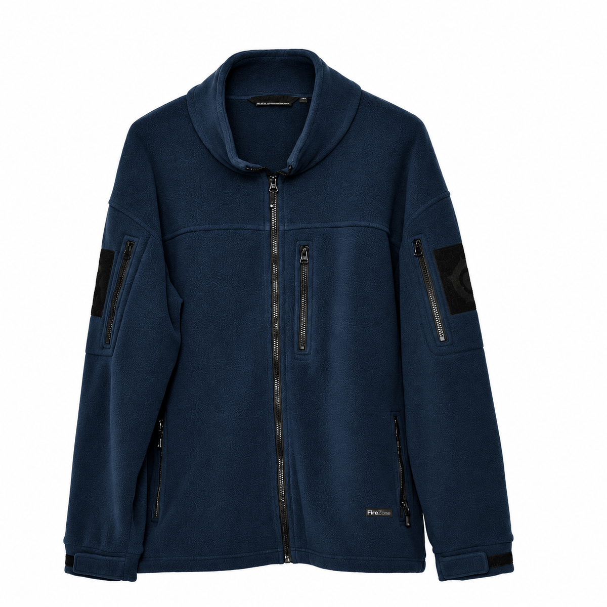 Ultraleichte Fleecejacke mit Patchflächen für Feuerwehr & Einsatzkräfte