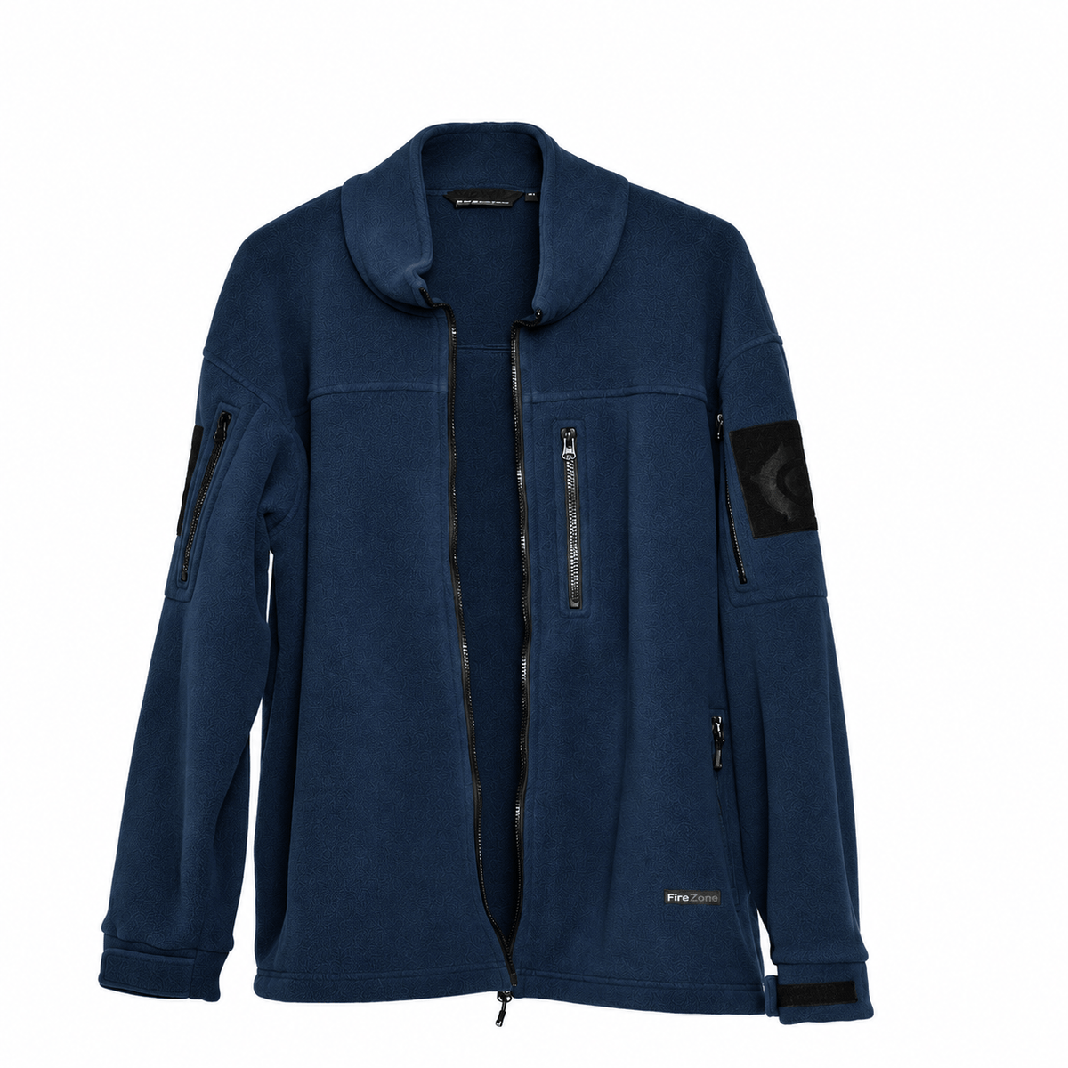 Ultraleichte Fleecejacke mit Patchflächen für Feuerwehr & Einsatzkräfte