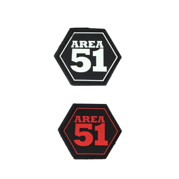 AREA 51 HEXAGON FireFighter Patch (4 x 4,7 cm) | FireZone