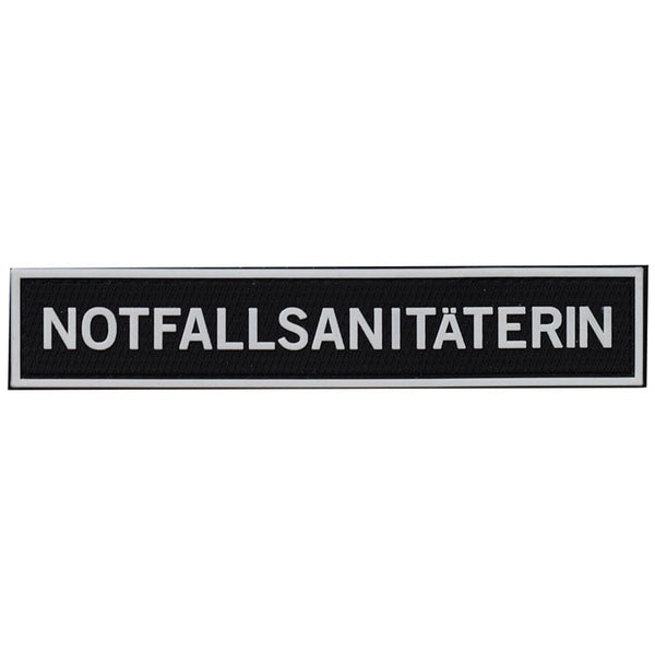 NOTFALLSANITÄTERIN (13,5 x 2,5 cm) FireFighter Patch | FireZone