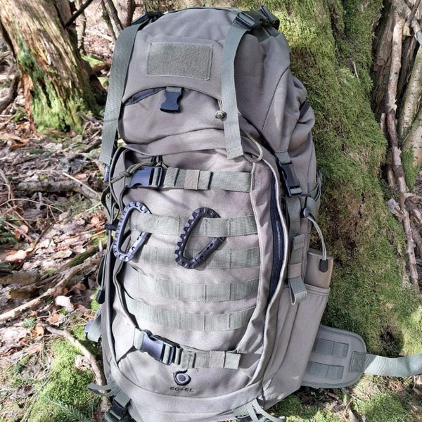 Taktischer Rucksack 50+5 Liter mit Molle und Zubehör - Rucksack des OnFire Bug Out Bag | OnFire