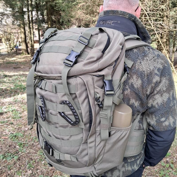 Taktischer Rucksack 50+5 Liter mit Molle und Zubehör - Rucksack des OnFire Bug Out Bag | OnFire