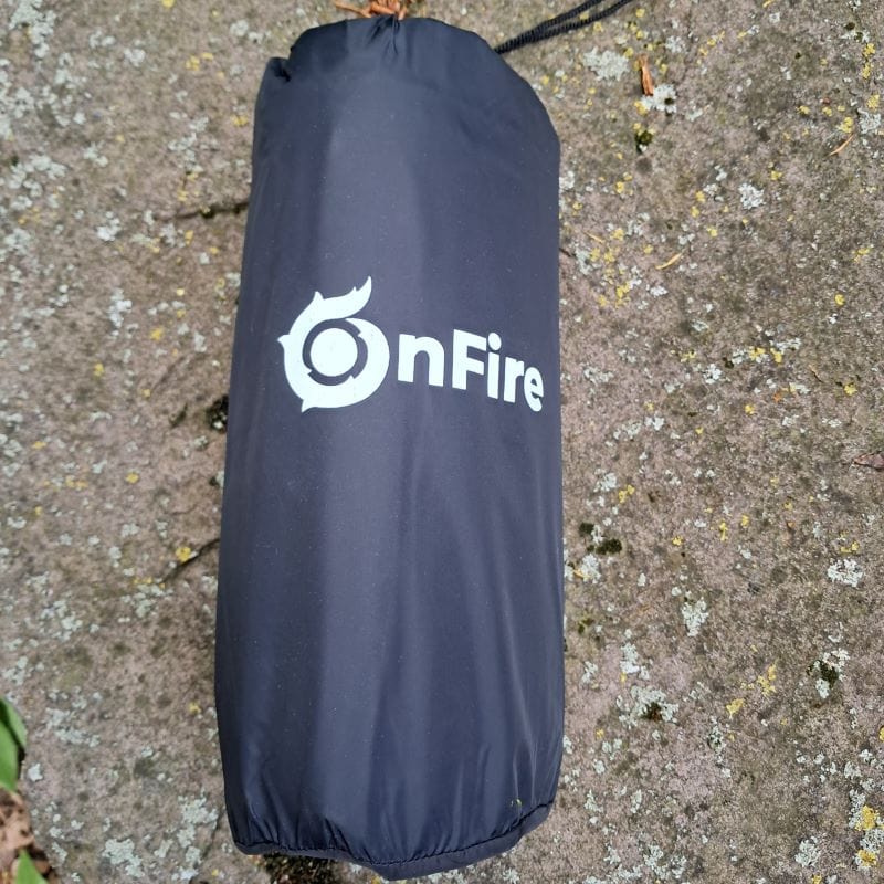 OnFire aufblasbare komfortable Isomatte mit Fußpumpe
