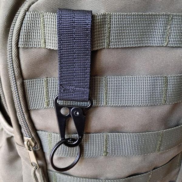 Taktischer Schlüsselanhänger Karabiner für Gürtel und Molle-Taschen | FireZone