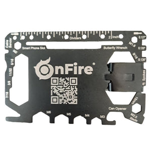 Leichte praktische Multi-Tool Scheckkarte mt Money-Clip  | OnFire OnFire Shop