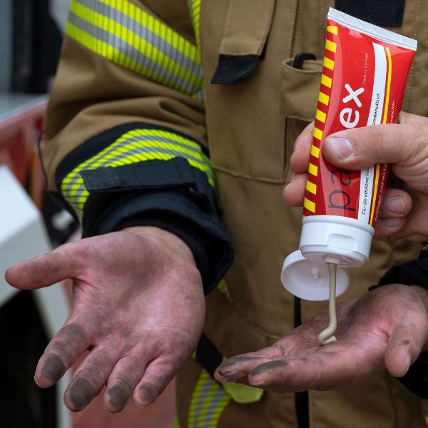 pak-ex Hautreinigung nach Brandeinsätzen