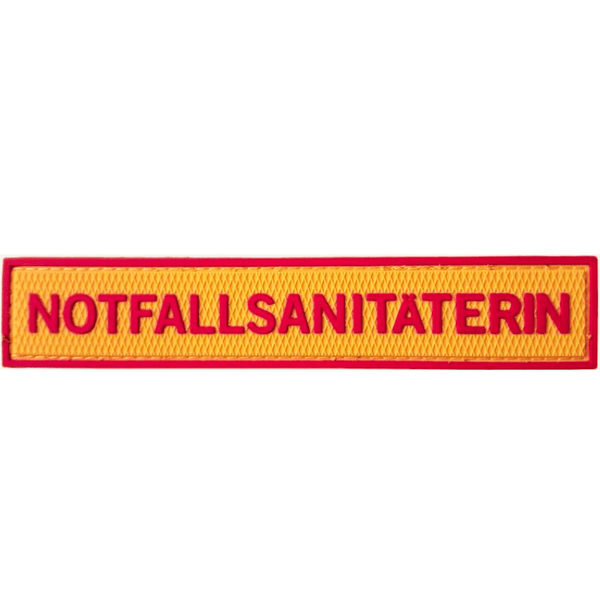 NOTFALLSANITÄTERIN (13,5 x 2,5 cm) FireFighter Patch | FireZone