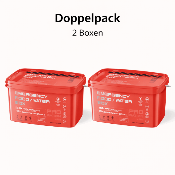 EMERGENCY BOX Notvorrat tactical meal ready to eat