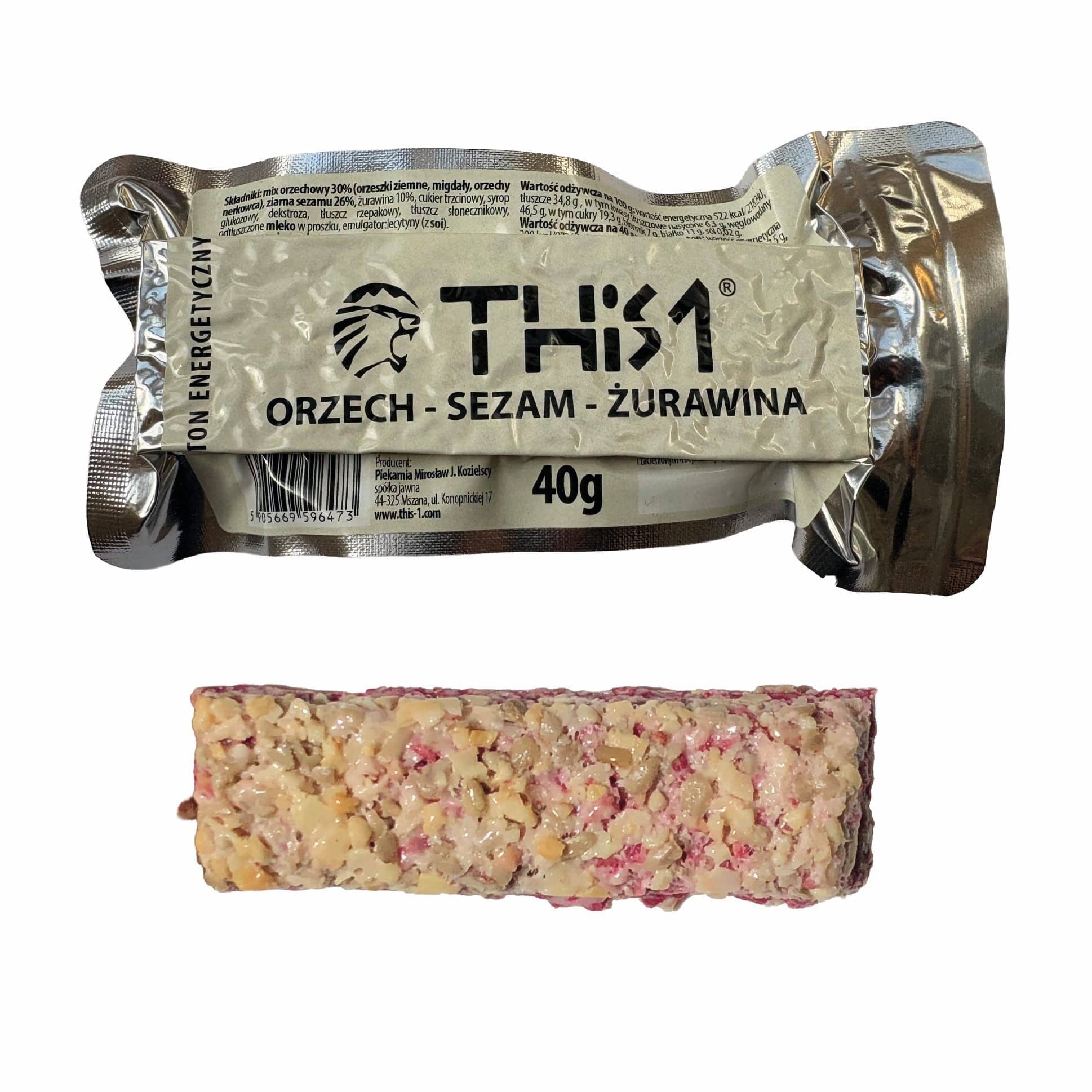 THIS 1 Energieriegel Sesam-Cranberries 40g