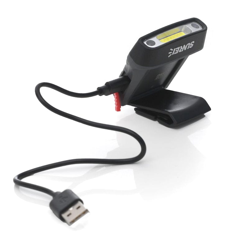 Clip On Cap Stirn LED Lampe mit Sensorsteuerung inkl. elastischem Stirnband & USB-Kabel