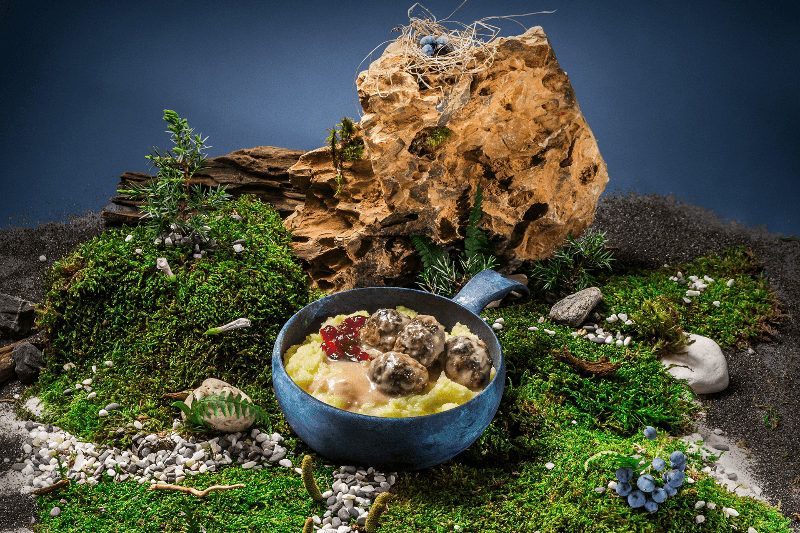 Adventure Menu - Schwedische Frikadellen mit Sahnesauce und Kartoffelpüree für Kinder - OnFire Shop