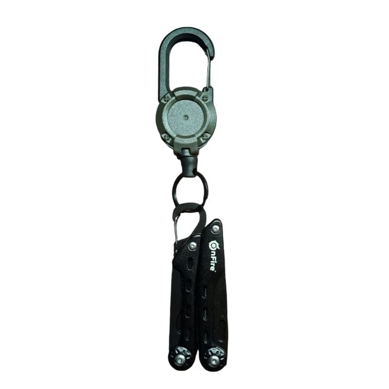 Schlüsselanhänger Toolhalter mit automatischem Aufrollmechanismus - OnFire Shop