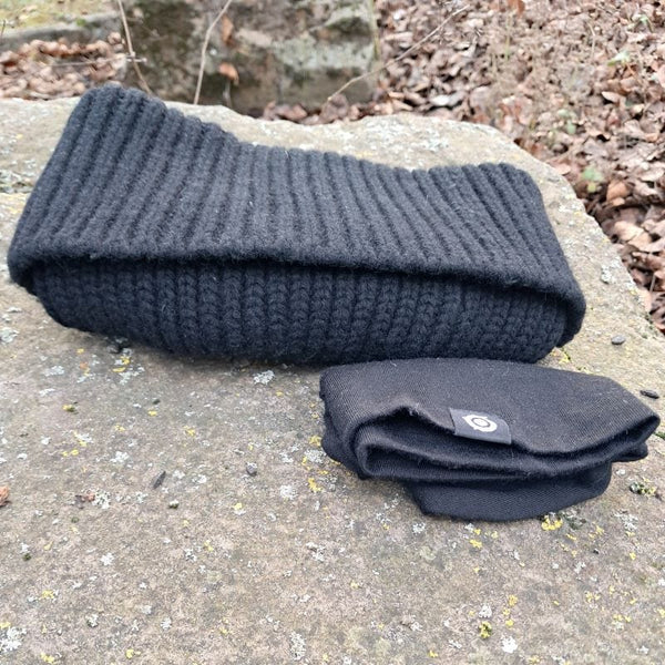 Ultraleichte wärmende Pocket Mütze Beanie aus 100% Merinowolle | FireZone