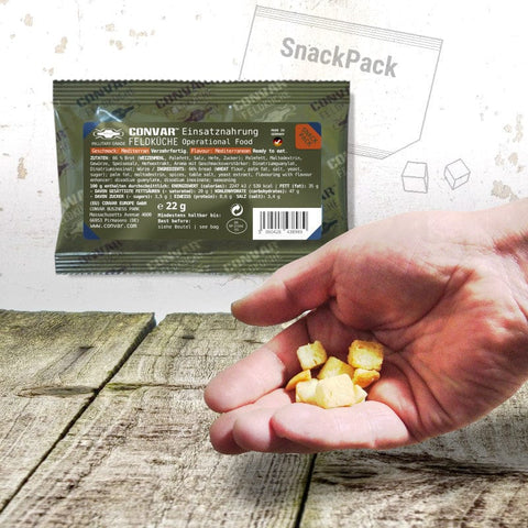 Feldküche Einsatznahrung SnackPack, Geschmack: Mediterran (22g) | CONVAR