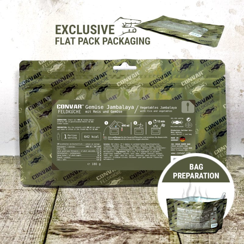 Feldküche Gemüse Jambalaya (1 Portion) 180g - OnFire Shop