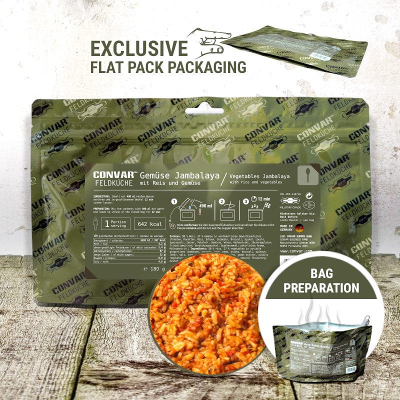 Feldküche Gemüse Jambalaya (1 Portion) 180g - OnFire Shop