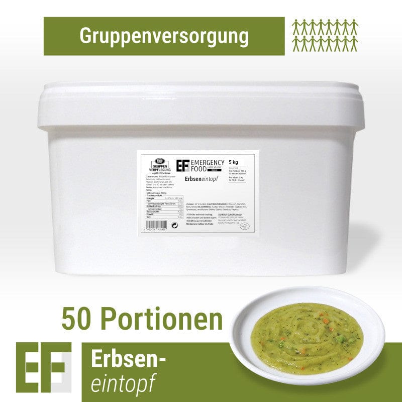 EF MEALS Erbseneintopf (5kg / 50 Portionen)