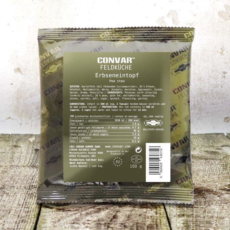 Feldküche Erbseneintopf (1 Portion) 100g | CONVAR