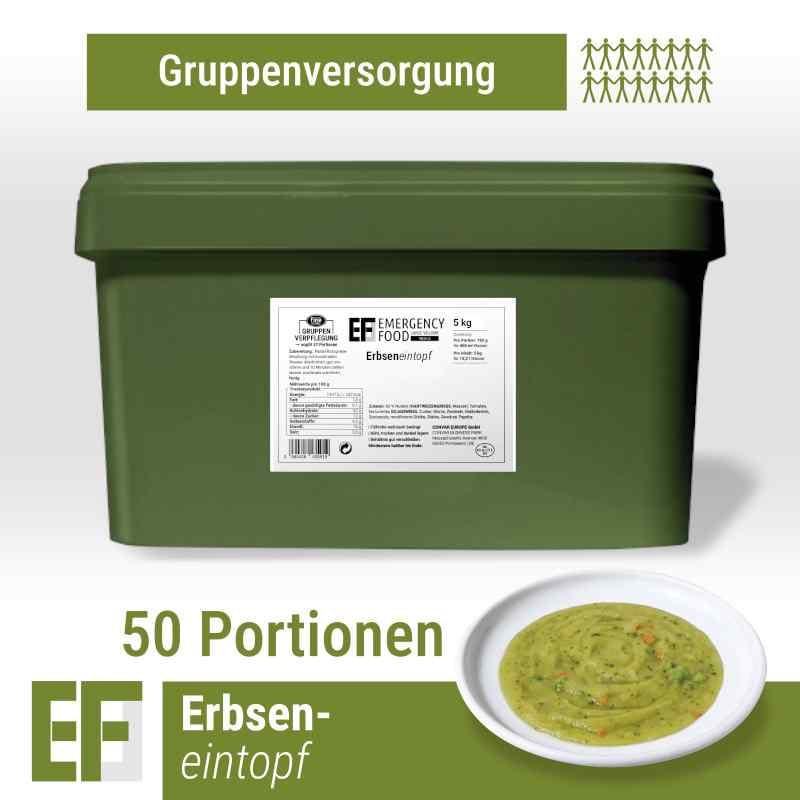 EF MEALS Erbseneintopf (5kg) (ESL) 2 x 25 Portionen - OnFire Shop