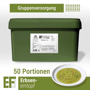 EF MEALS Erbseneintopf (5kg) (ESL) 2 x 25 Portionen - OnFire Shop