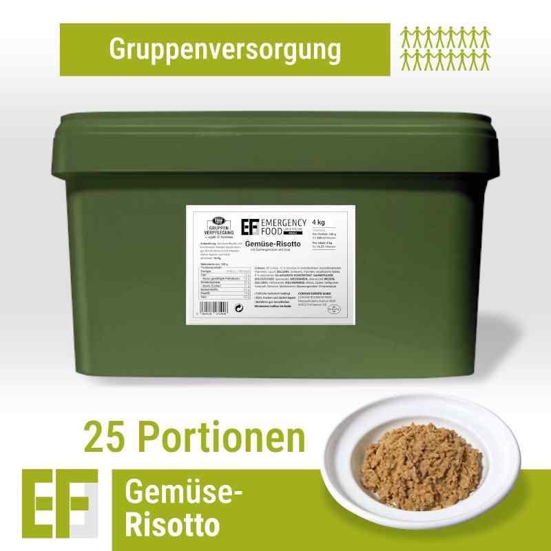 EF MEALS Gemüse-Risotto (4kg) (ESL) 25 Portionen - OnFire Shop